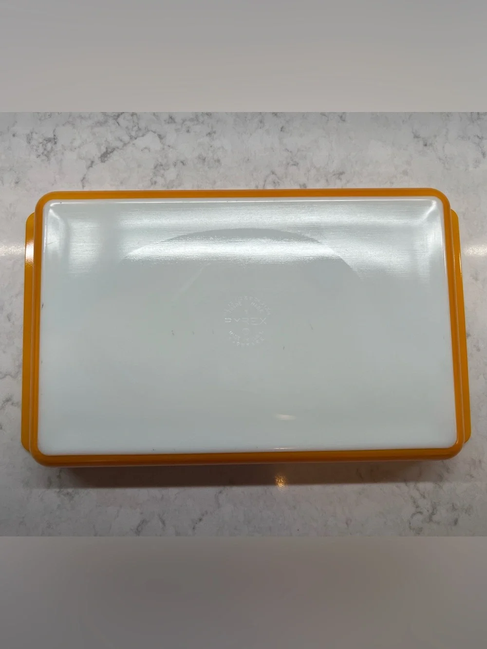 Pyrex 933 Orange Daisy Lasagna Casserole Dish
